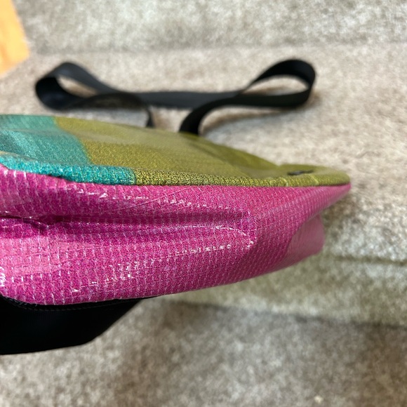 NWOT Rareform Zion Sling Bag. One of a kind. Recycled billboard vinyl. Adjusts - Picture 5 of 10